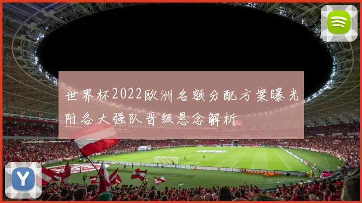 世界杯2022欧洲名额分配方案曝光附各大强队晋级悬念解析